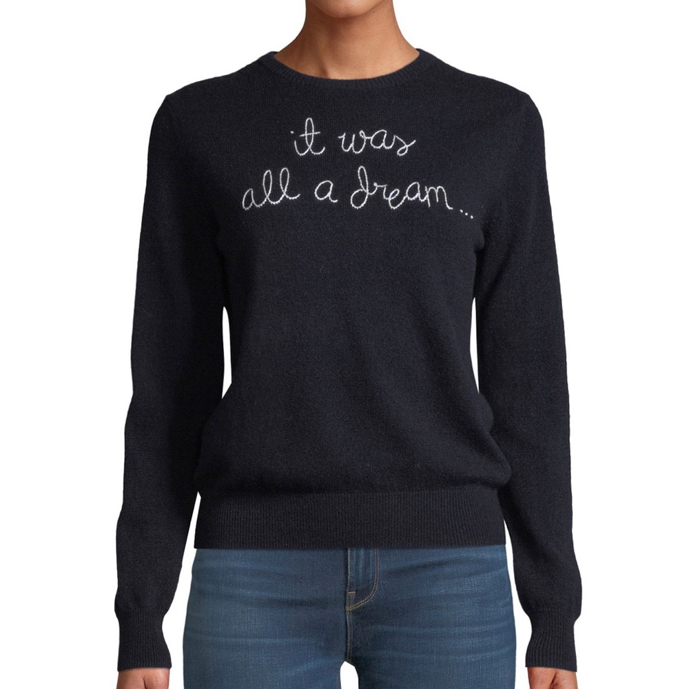 It was all a dream cashmere sweater.